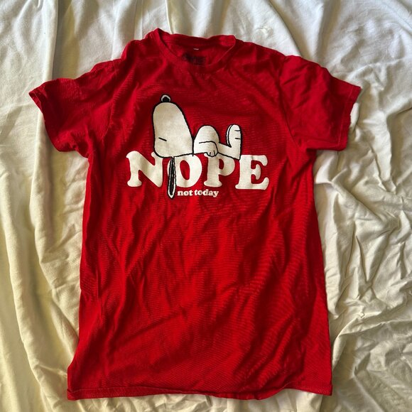 Snoopy “NOPE, Not Today” Graphic Tee – Peanuts x Hybrid – Men’s Small – Casual - Picture 1 of 2